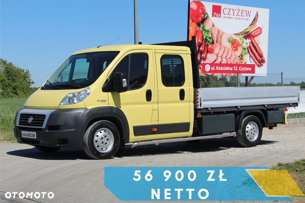 Fiat Ducato 3.0 HPI 180KM DOKA Brygadówka + skrzynia 330cm **UNIKATOWY! Tylko 73000KM**Bezwypadkowy**Stan idealny**7 osób**