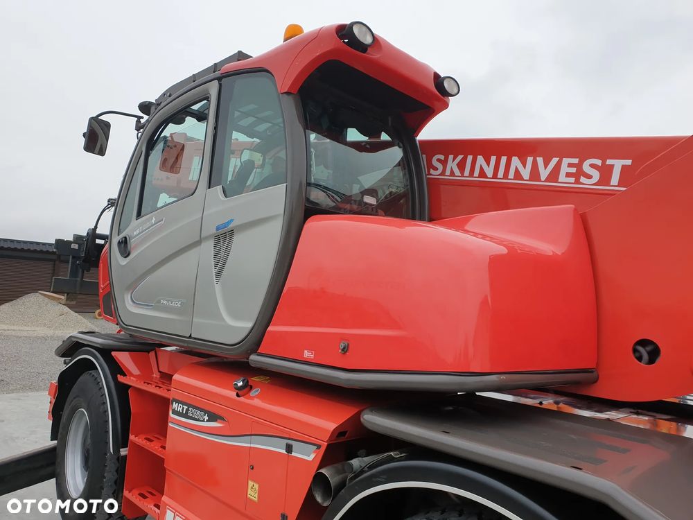 Manitou MRT Roto 2150+Privilege kosz/wciągarka/widły/pilot sprowadzona piękny stan - 19