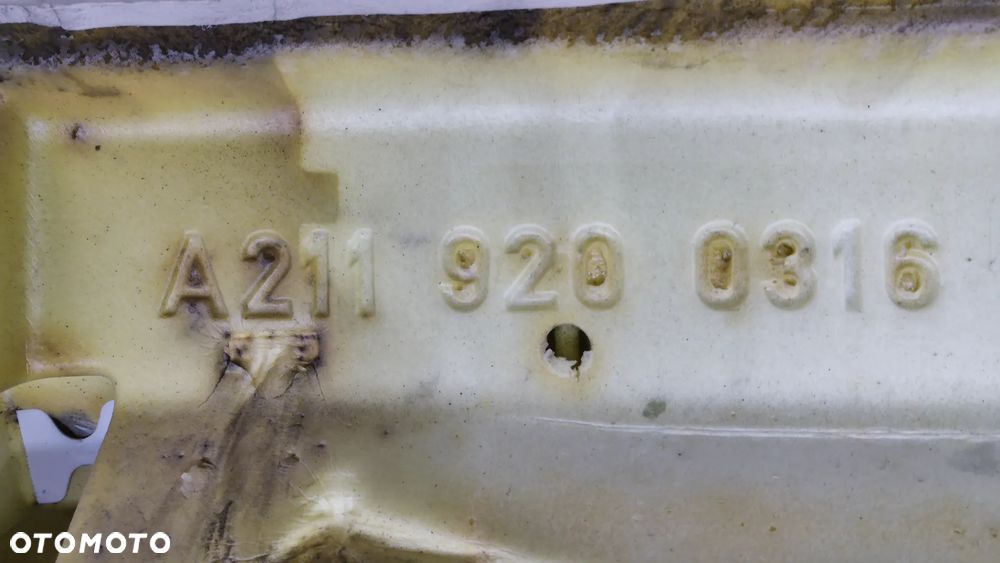 Mercreds W211 E klasa Kanapa Siedzenie Oparcie Skóra Beż - 10