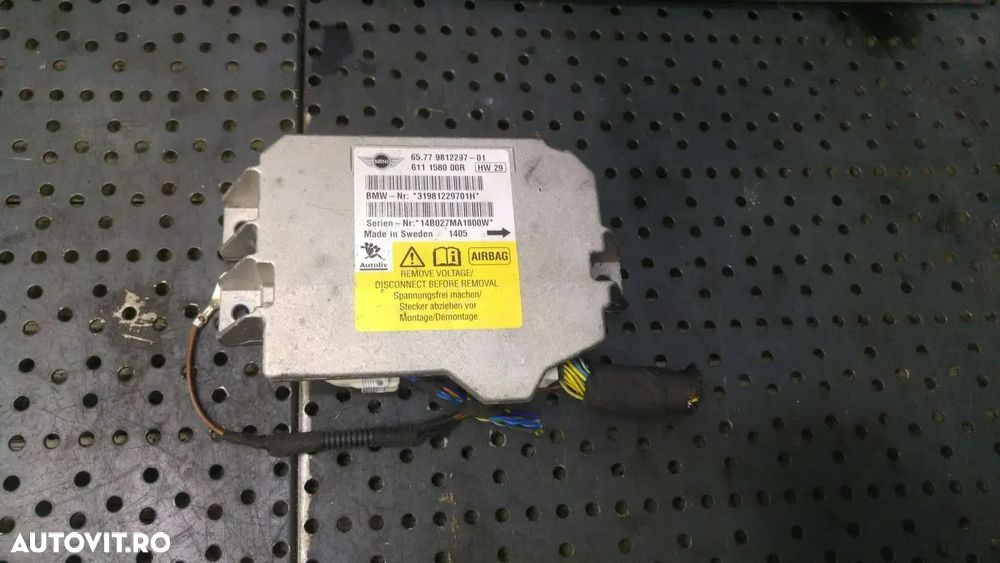 Modul calculator airbag mini cooper r56 6577981229701 31981229701h - 1