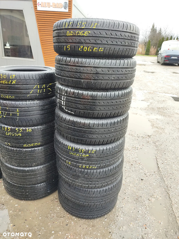 185/55R15 Opony Letnie Lato BRIDGESTONE ECOPIA EP15 6,5mm Legnica ALU-RAD jak 195/50