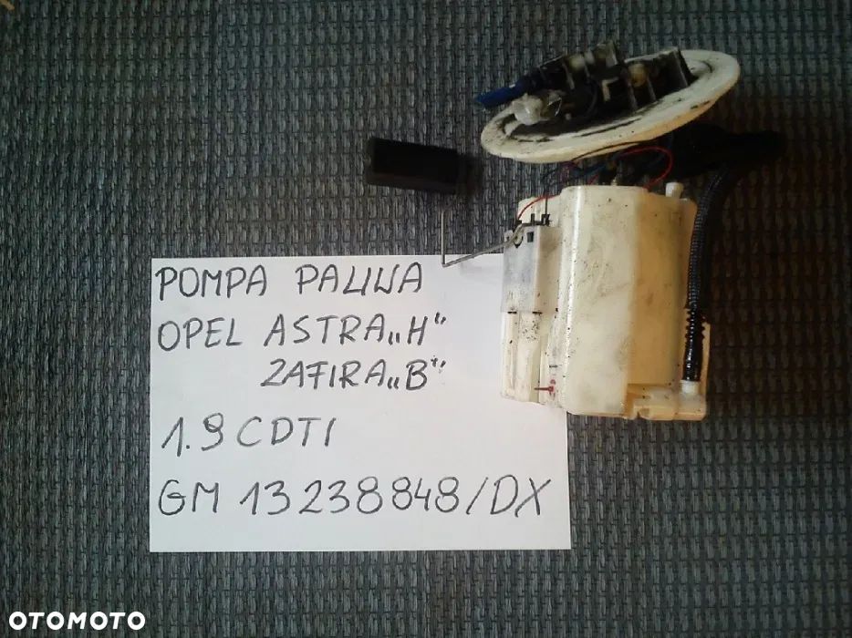 Pompa Paliwa Opel Astra H Zafira B 1.9 CDTI - 1