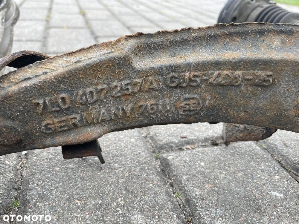 Porsche Cayenne ZWROTNICA PIASTA LEWA PRAWA przód wahacze półoś - 3