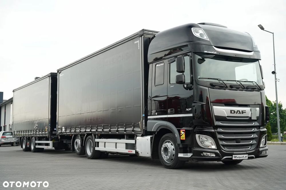 DAF XF 480 / ZESTAW TANDEM 120 M3 / PRZEJAZDOWY / KLIMA POSTOJOWA / 7,7 M + 7,7 M / WECON / 2022 ROK / - 3