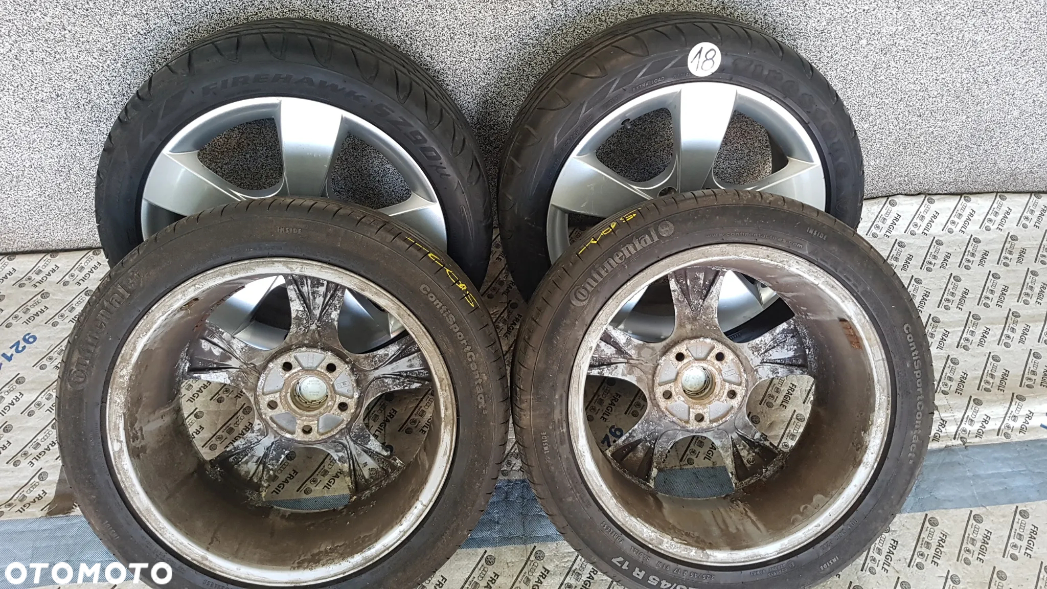KOŁA SKODA OCTAVIA SUPERB  PASSAT GOLF  CADDY SEAT LEON 225/45R17 5x112 - 23
