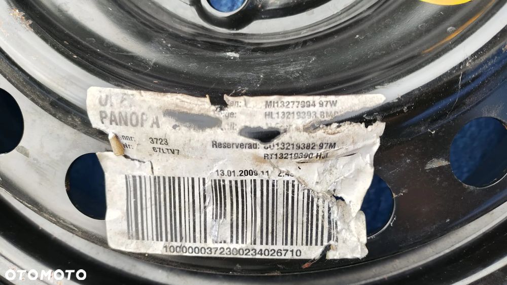 KOŁO DOJAZDOWE T125/80R16 125 80 16 ZESTAW NAPRAWCZY LEWAREK KLUCZ DO KÓŁ HAK UCHO HOLOWNICZE KOMPLET JAK NOWY ORYGINAŁ OPEL INSIGNIA A - 4