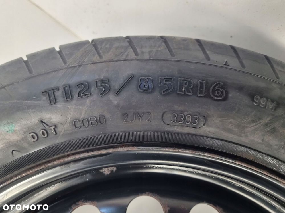 KOŁO DOJAZDOWE Volvo S40 II V50 C30 125/85 R16 3S71-NA 2160827 5x108 zapas - 8