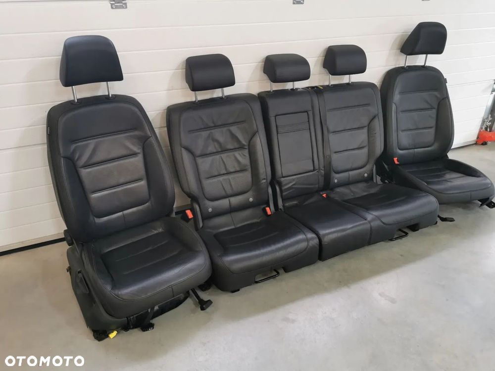 VW TOUAREG 7P 10-18R FOTEL FOTELE KOMPLET KANAPA SKÓRA - 4