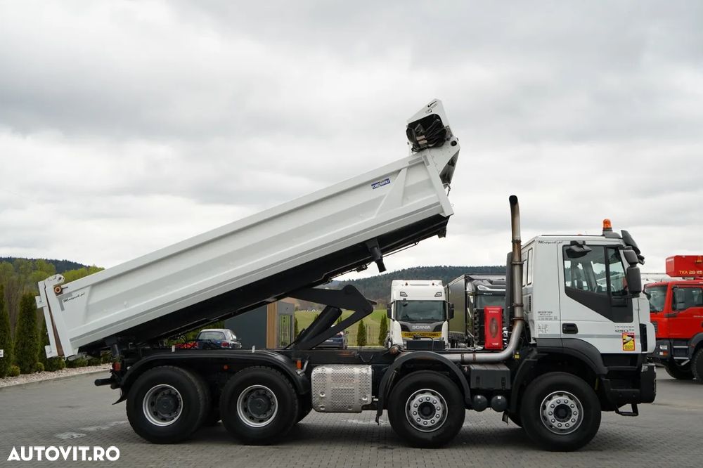 Iveco TRAKKER 450 / 8x4 / BASCULATOR / HYDRODOXY / BORDMATIC / EURO 6 / - 6