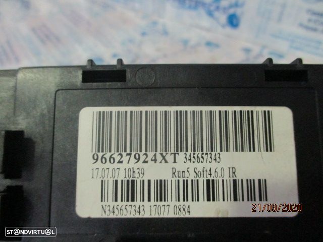 Comutador 96627924XT CITROEN C4 2008 LUZES , PISCAS E ESCOVAS - 3
