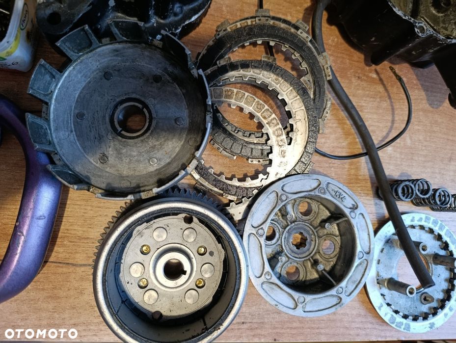 Części Honda NSR 125 kartery wał skrzynia Magneto kosz sprzęgłowy F4 - 8