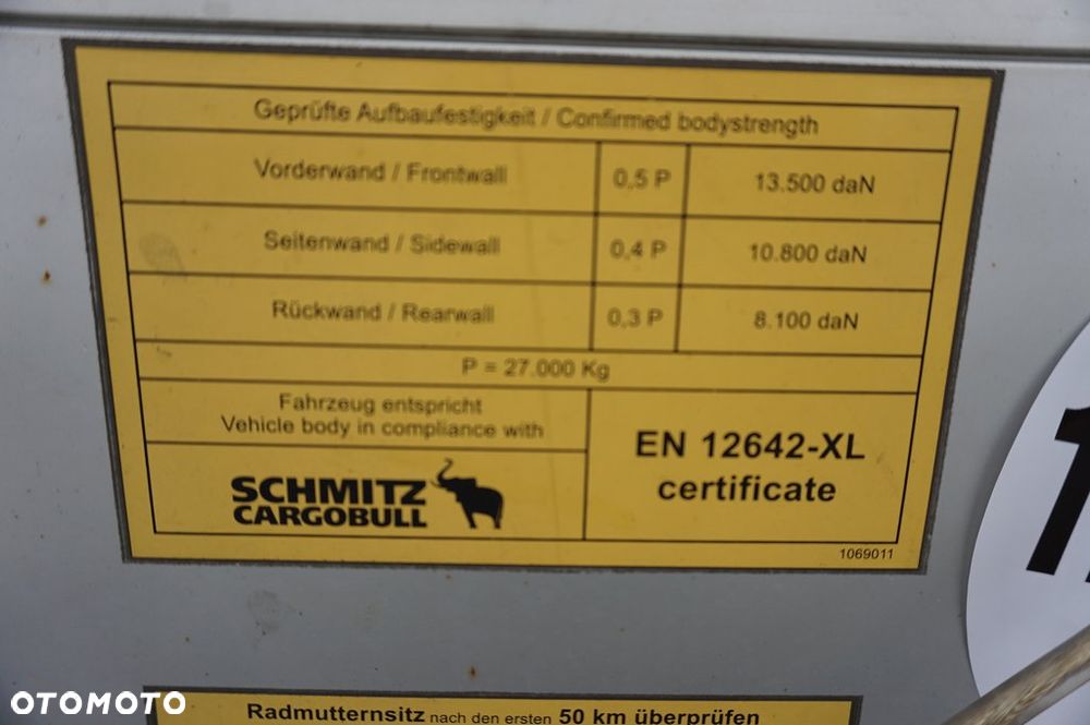 Schmitz Cargobull VARIOS 385/55 R 22,5 CERTYFIKAT NAPOJOWY * 2017 * - 14
