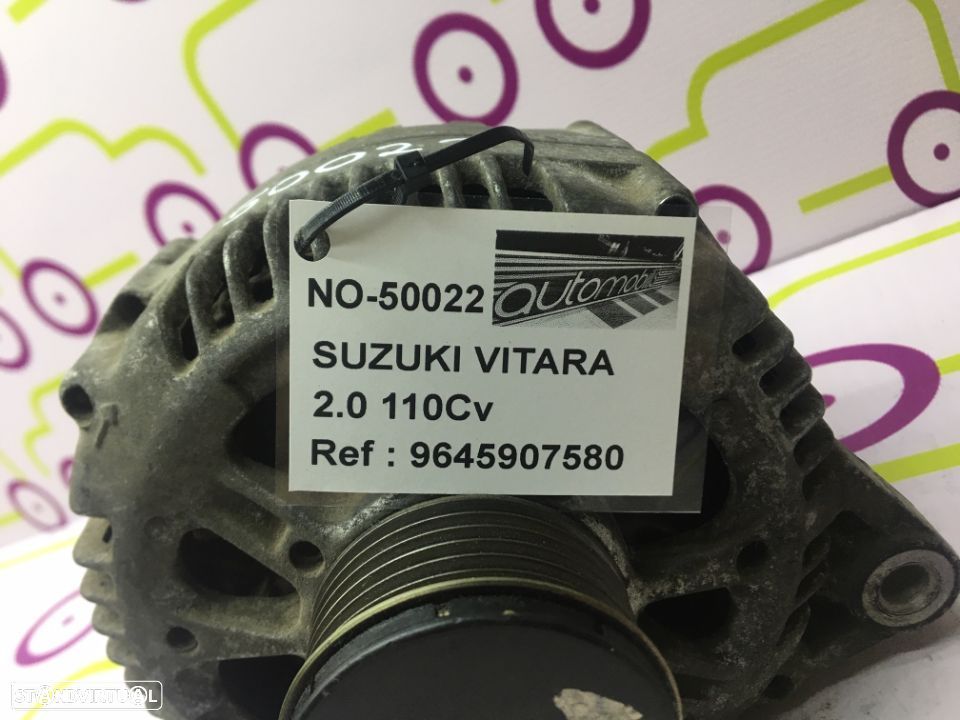 Alternador Susuki Vitara 2.0 110Cv de 2004 - Ref : 9645907580 - NO50022 - 4