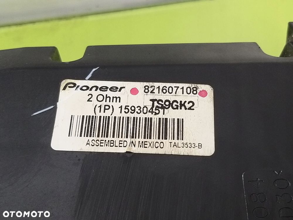 Subwoofer Chevrolet HHR 2005-2011 821607108 ORYGINAŁ PIONEER - 7