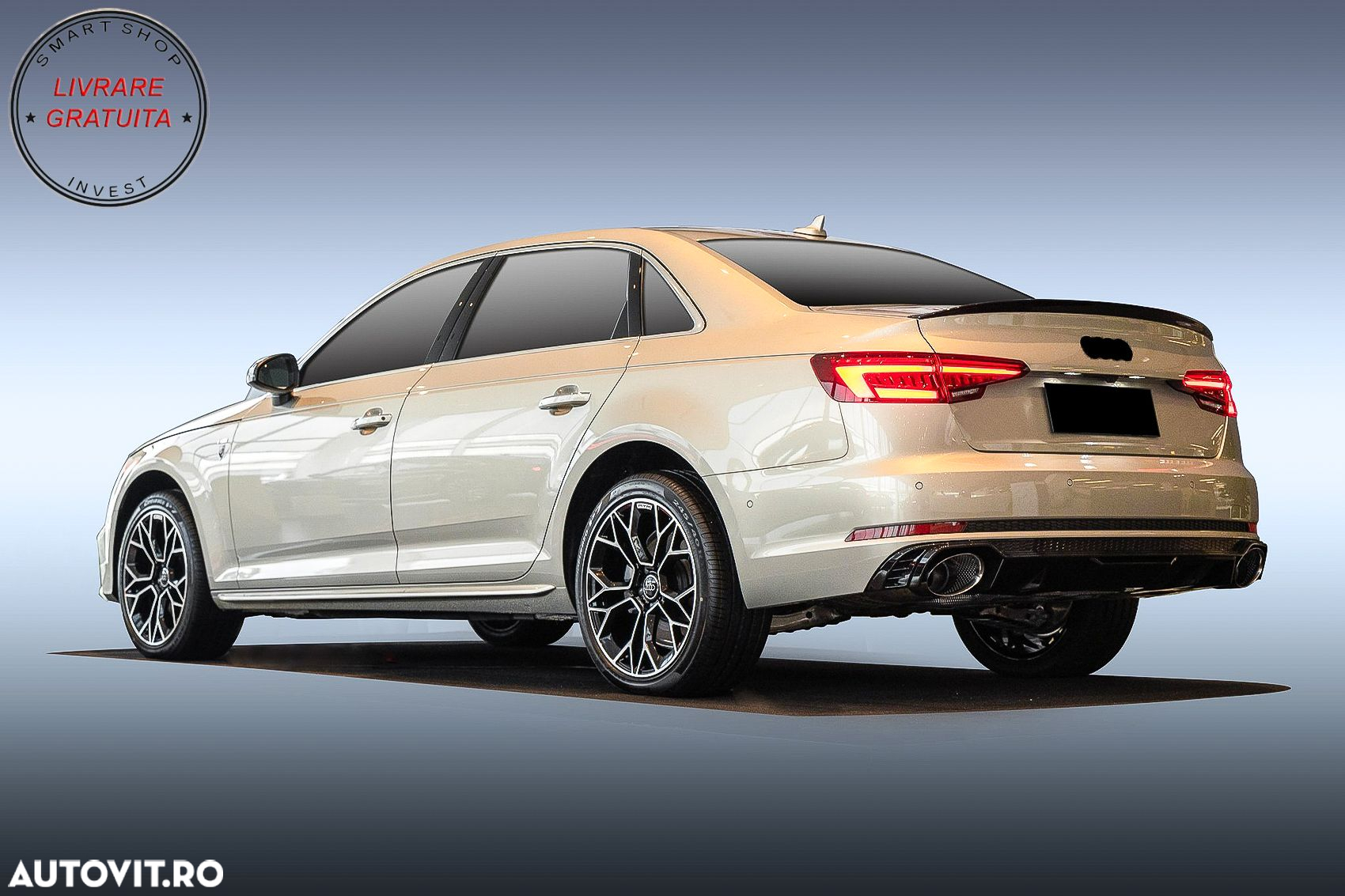 Ornamente Evacuare Audi A4 B9 (2016-2019) A5 F5 (2017-2019) Crom- livrare gratuita - 11