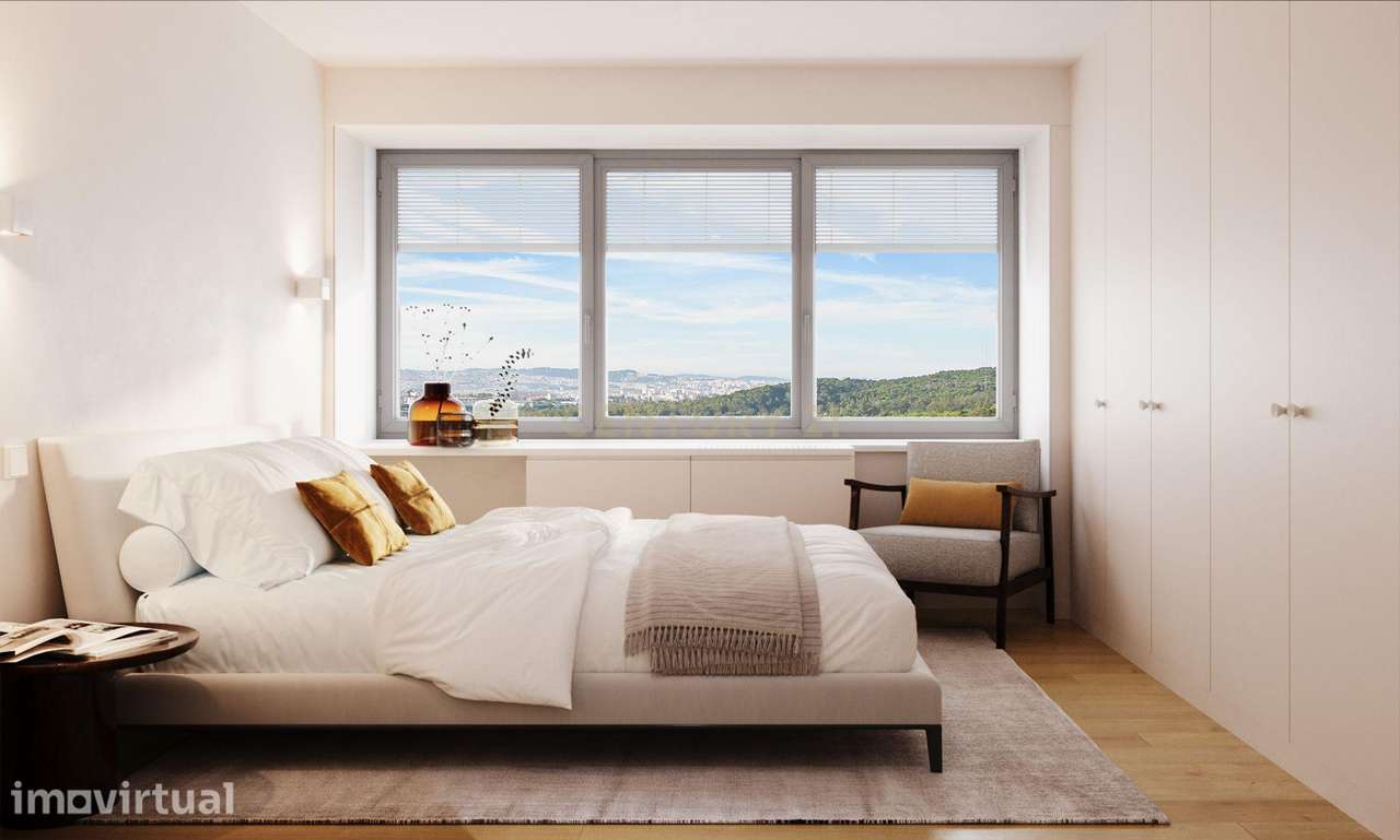 Smooth Restelo Riverside | T1 | 6.º Piso | Vista Rio e Mar | Cedência - Grande imagem: 5/26