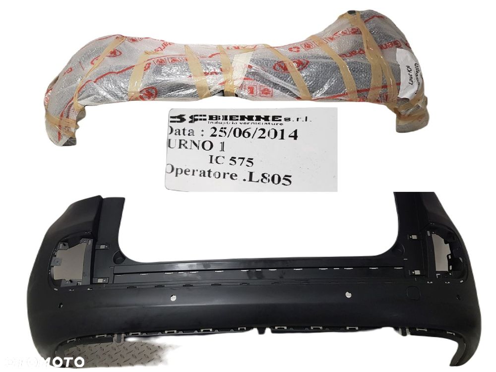 FABRYCZNIE NOWY ORYGINALNY ZDERZAK TYLNY TYŁ FIAT 500L 4xPDC 12-17  735522860 - 1