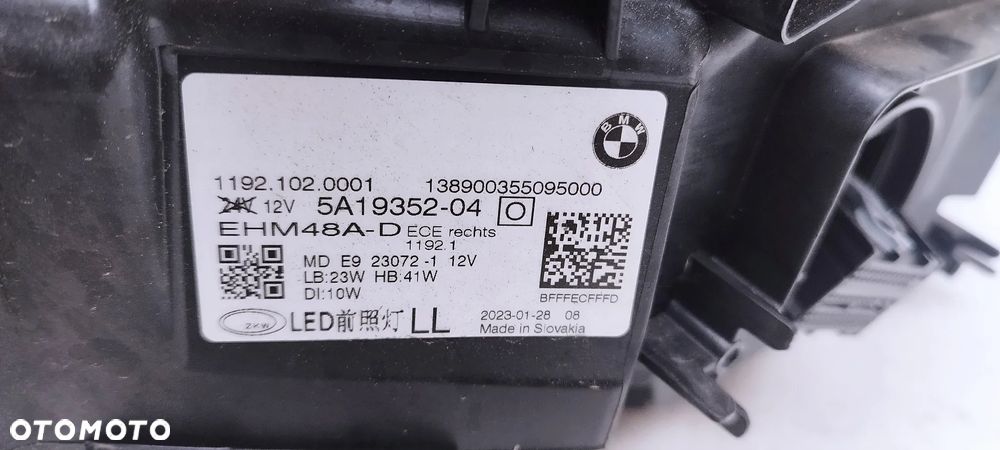 BMW 4 G22 G23 G26 2020- 5A19352 Ful ed Lewa Idealna Oryginał - 6