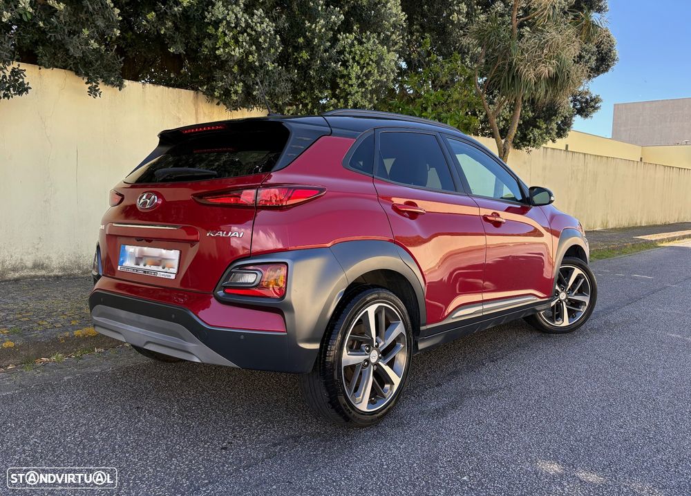 Hyundai Kauai 1.0 T-GDi Premium Pele/Tec.Vermelho - 37