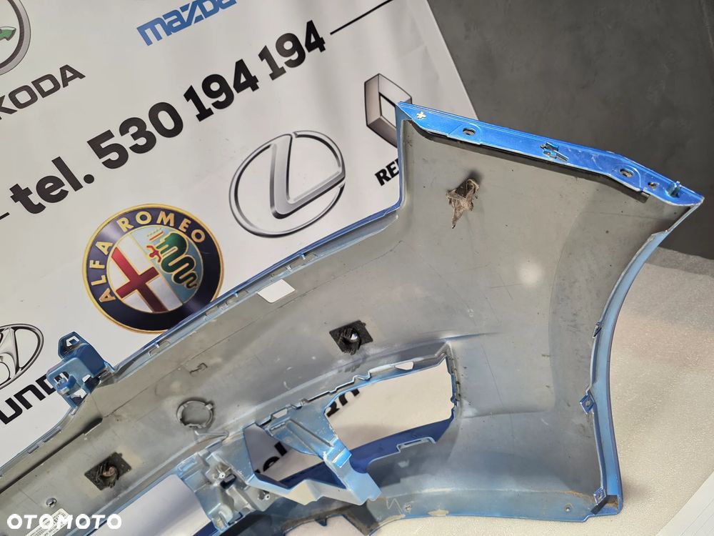 SKODA RAPID 5JA 12-19 ZDERZAK PRZEDNI PRZÓD NA SPRYSKI + 4xPDC , KOLOR NIEBIESKI METALIK , NR 5JA807221 , NR AUKCJI NZ1601 - 30