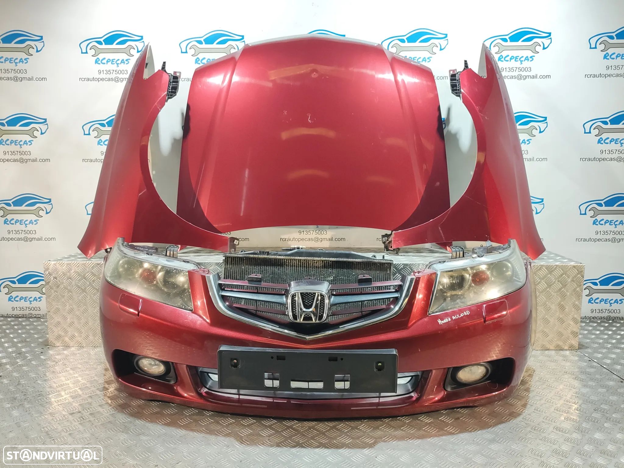 FRENTE COMPLETA HONDA ACCORD 7 VII MK7 CAPOT PARACHOQUES GUARDA-LAMAS OTICAS RADIADOR VENTILADOR - 1
