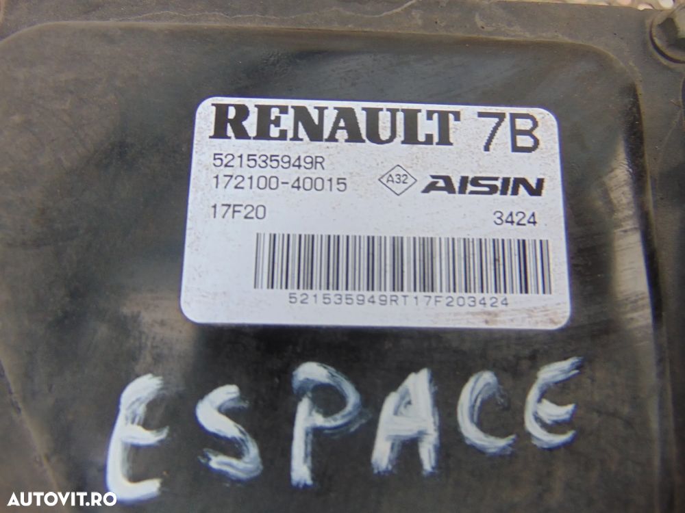 Caseta spate renault Espace 5 cod 521535949r Megane 4 Talisman - 2