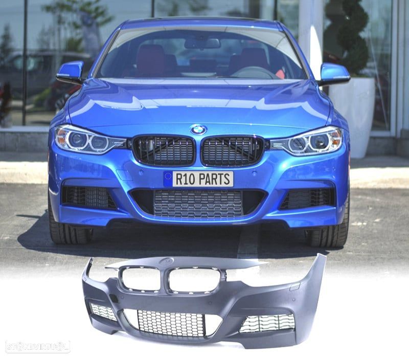 PÁRA-CHOQUES FRONTAL BMW F30 F31 11-19 LOOK M PDC - 1