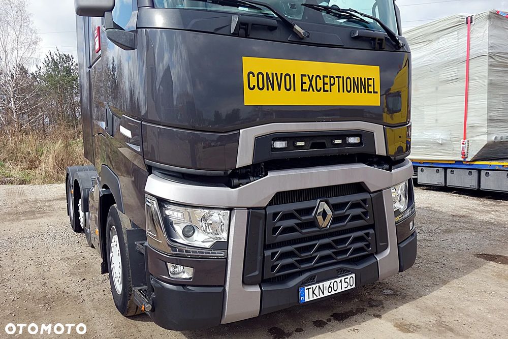 Renault GAMA T520 PUSCHER DMC 70T OŚ SKRĘTNA PODNOSZONA WYSOKA KABINA ALUFELGI KLIMA POSTOJOWA - 13