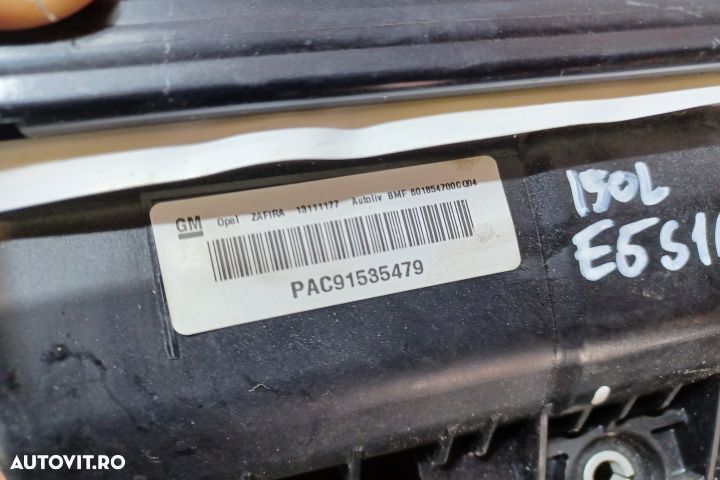 Airbag pasager 13111177 601762300F 601762400B Opel Zafira Family [fac - 9