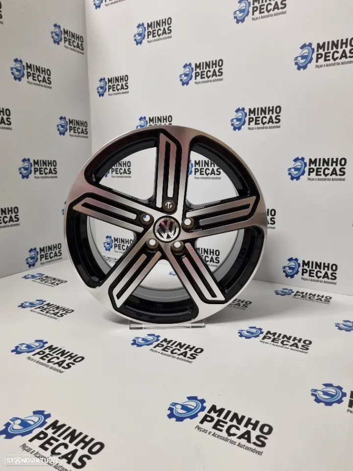 Jantes Golf R400 em 16 (5x100) Preto Polido - 8