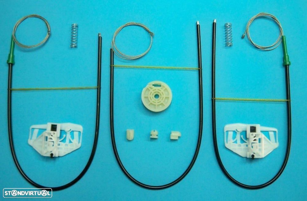Kit reparação elevador vidros peugeot partner citroen berlingo - 1