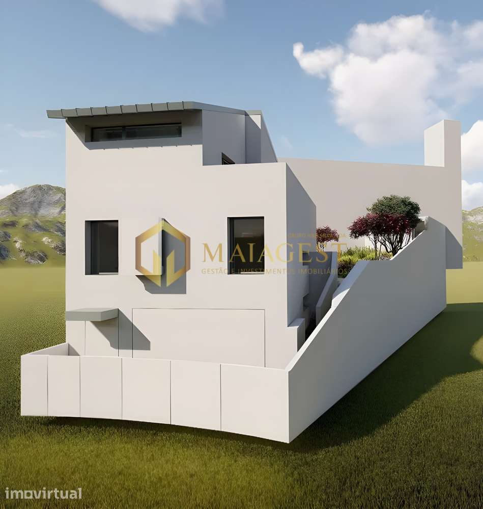 Terreno com Projeto Aprovado para Moradia T3 Pronto a Construir - Grande imagem: 3/6