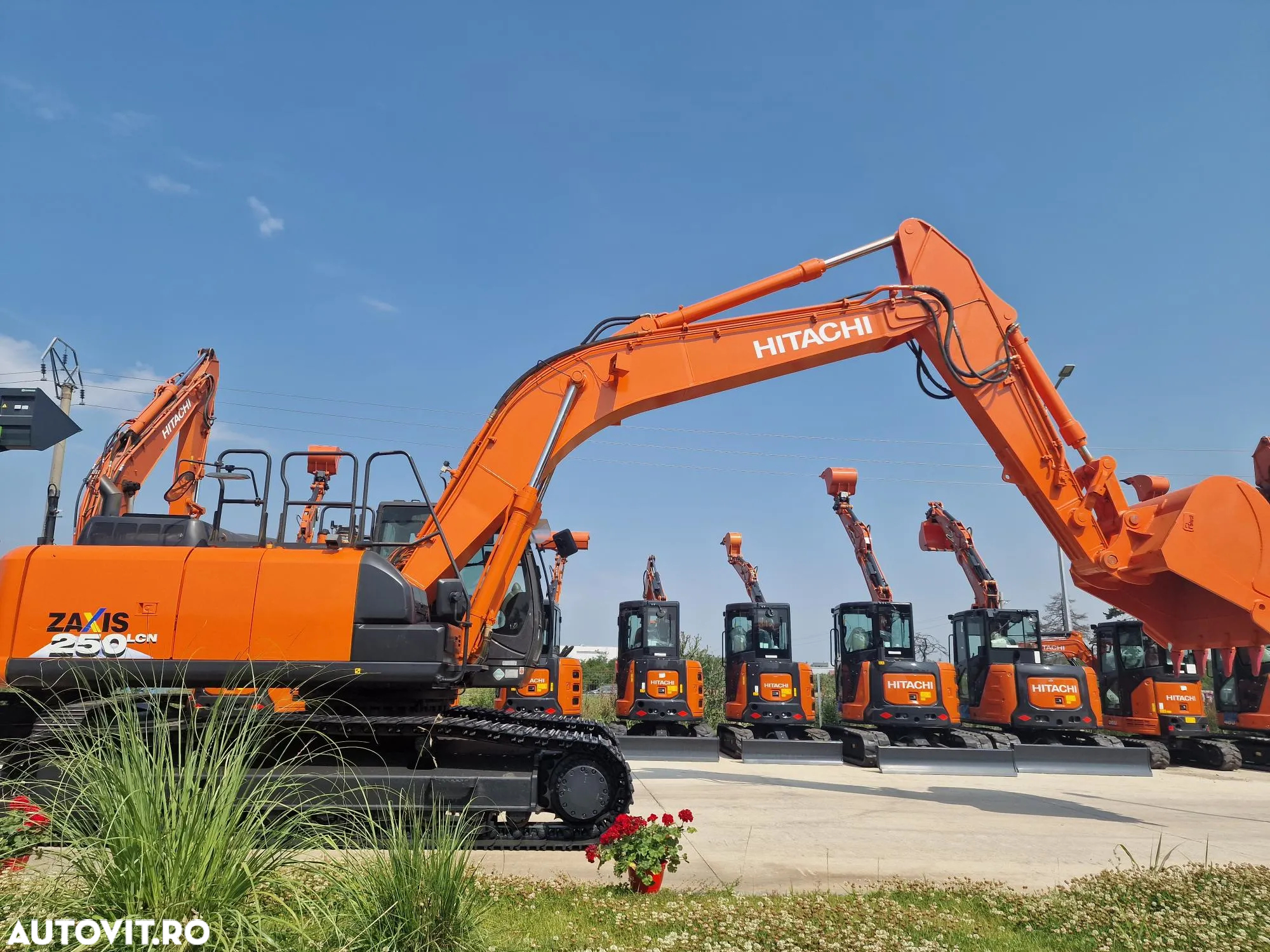 Hitachi ZX250LCN-6, 27,1t, 10.139h, cupa NOUA 1,55mc-76.900 EUR+Tva, gresare automata, Instalatia hdr de picon, inst hidr rotire atasament, lant 80%, camera spate si lateral, pregatire 3D, SUPER INTRETINUT-posibilitate leasing-PROMOTIE 76900 EUR+Tva - 14
