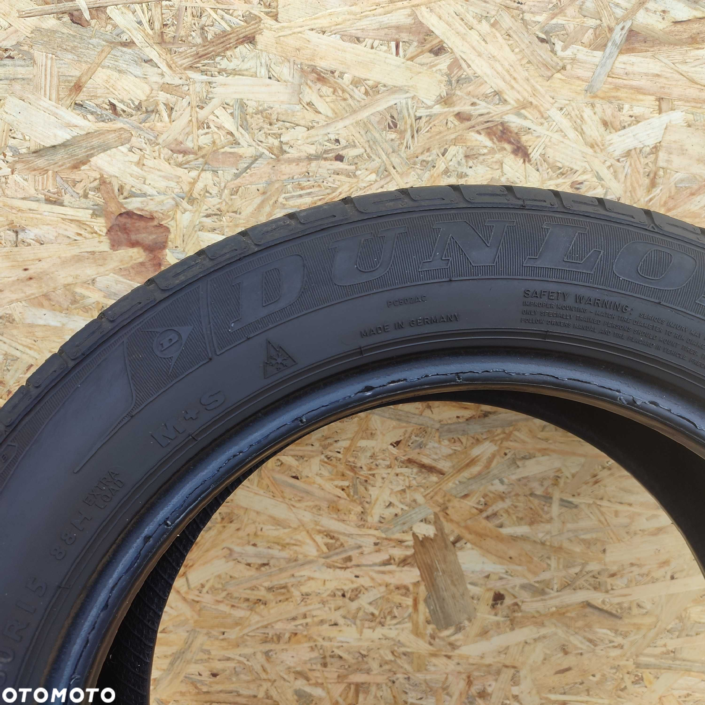 1x Opona 185/60R15 Dunlop SP Sport 01 A/S 88 H 6mm - 6