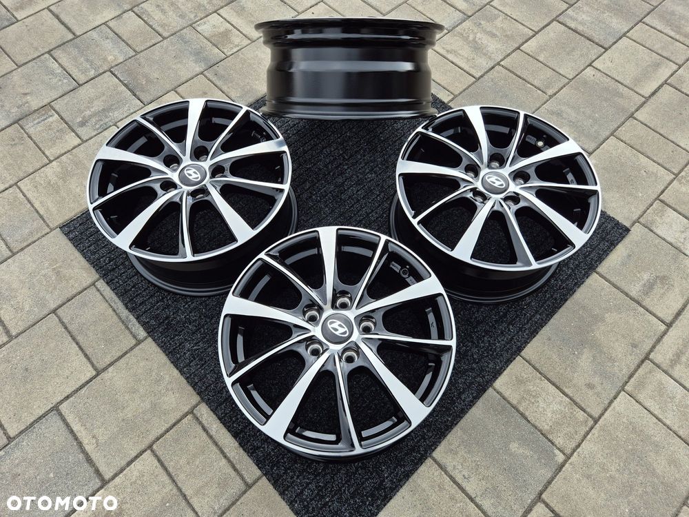 Hyundai 16 " Felgi Nowe 5x114,3 Elantra I30 Kona iX20 iX35 Kona - Czarny Poler - 7