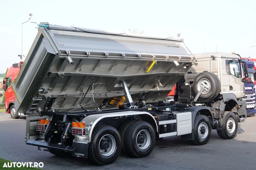 MAN TGS 41.480 / 8x6 / BASCULANĂ SPATE / MANUAL / NOU NOU / KH-KIPPER / - 13