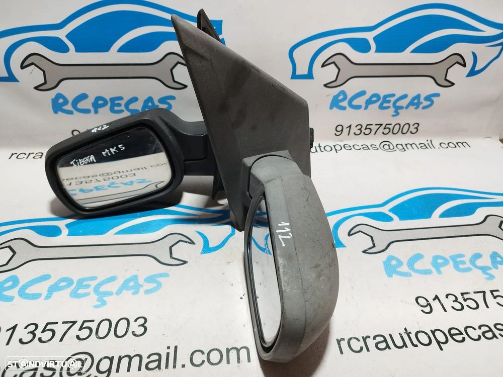 ESPELHO RETROVISOR ESQUERDO DIREITO FORD FIESTA V 5 MK5 2S6117683BP 2S6117682BP ELETRICO AQUECIDO ESPELHOS RETROVISORES - 10
