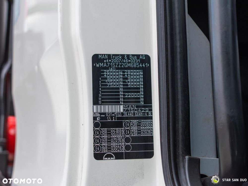 MAN TGS 28.440 6x4H PALFINGER PK 26002 EH HDS Żuraw Wywrotka Chwytak - 24