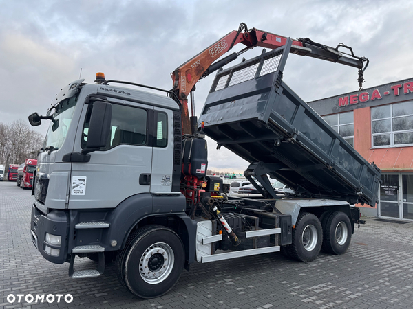MAN TGS 33.440 6x4 WYWROTKA+DŻWIG HDS HYDROBURTA