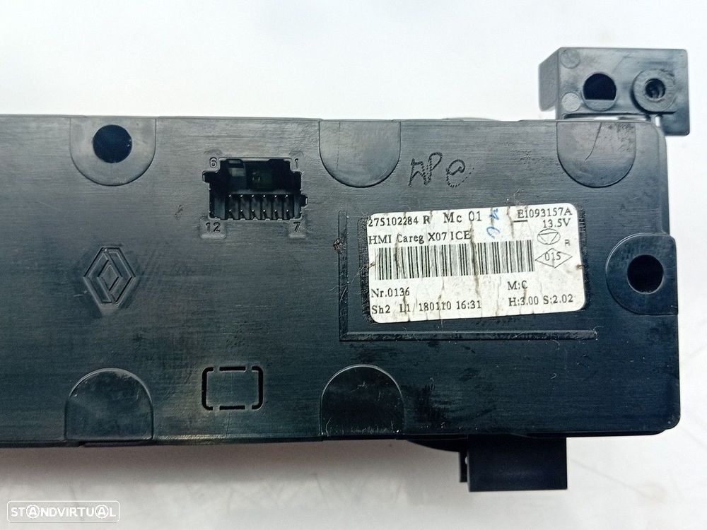 Botão / interruptor do AC RENAULT Twingo III (BCM_) - 3