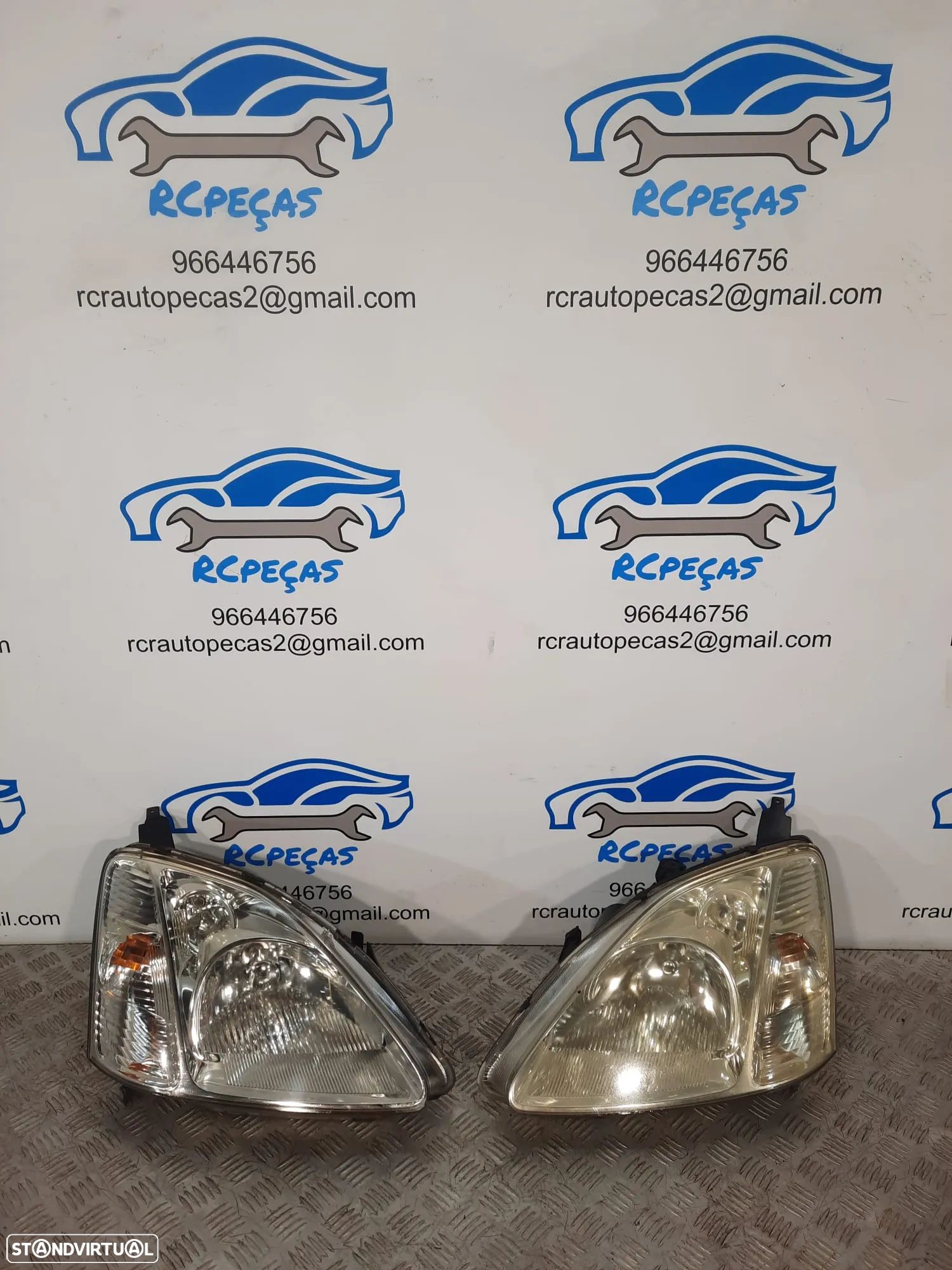 OTICA OTICAS OPTICA OPTICAS HONDA CIVIC VII 7 MK7 FAROIS ORIGINAIS - 1