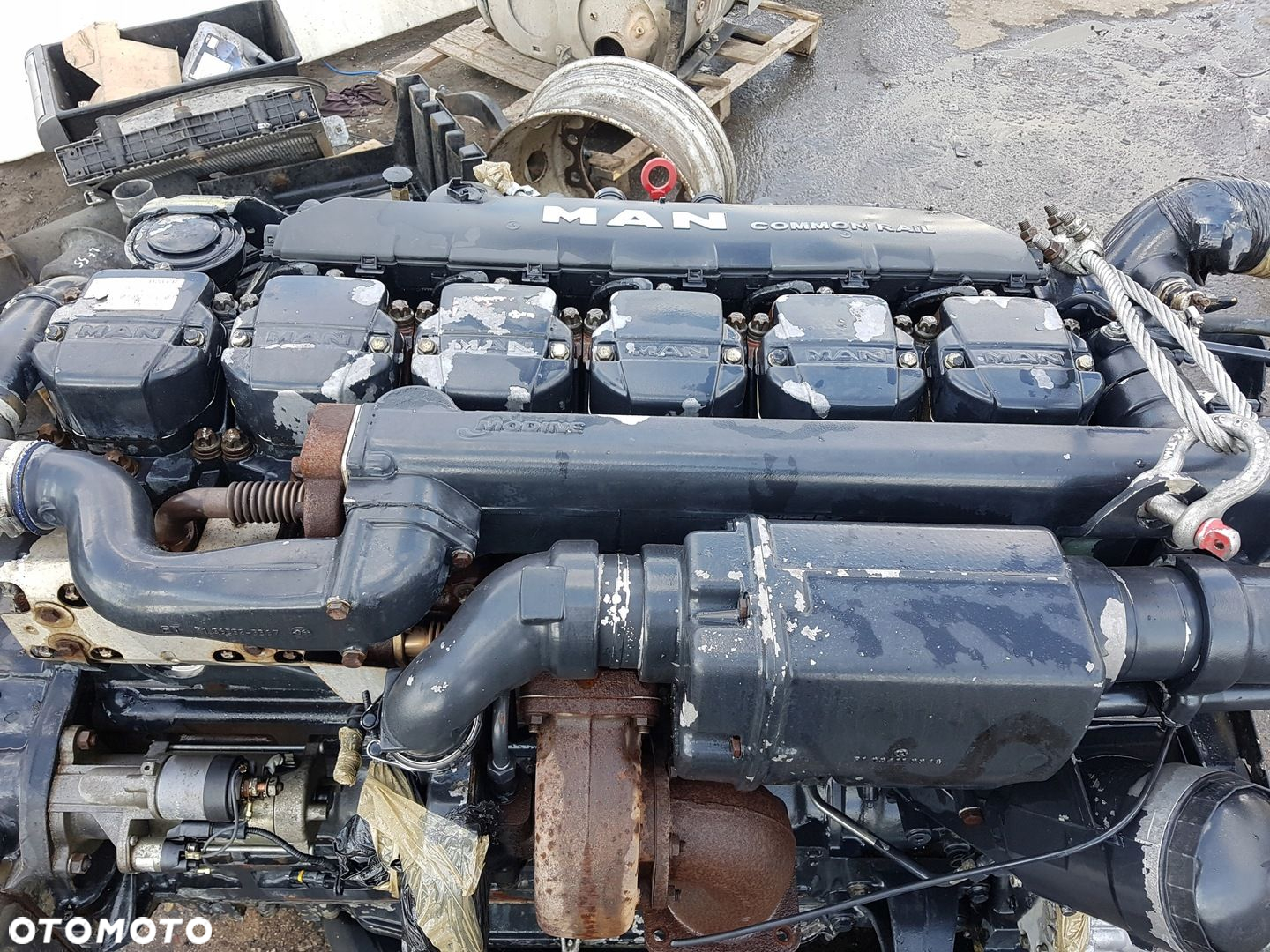 SILNIK KOMPLETNY MAN TGA TGS E3 D2876 LF 12 480 KM - 3