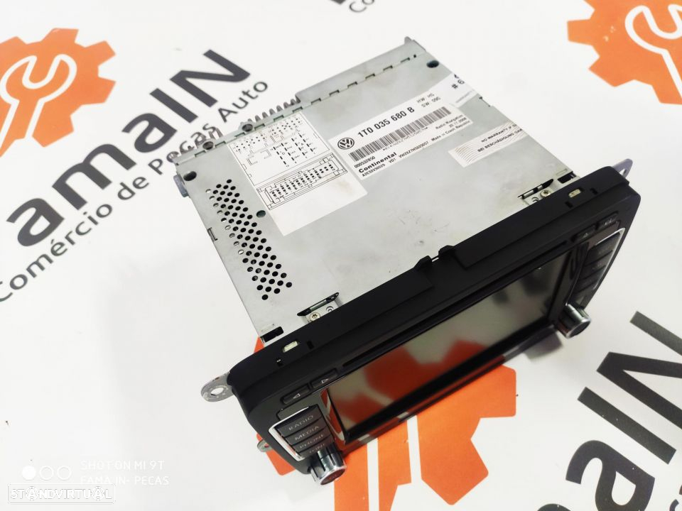 Rádio VW RNS 510 Bluetooth - VW Passat/VW Golf - 4