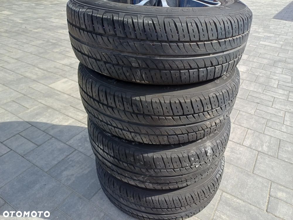 FELGI Z OPONAMI KOŁA ALUMINIOWE PEUGEOT 308 I R15 4X108 ET24 65,1 mm OPONY SEMPERIT 195/65 R15 NR34 - 14