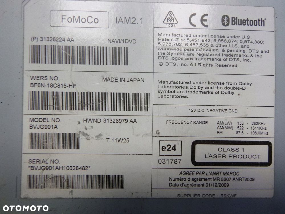 RANGE ROVER EVOQUE L538 LAND ROVER DISCOVERY L319 JAGUAR  XF X250 XJ X351 RADIO NAWIGACJA CZYTNIK CD DVD GPS - 7