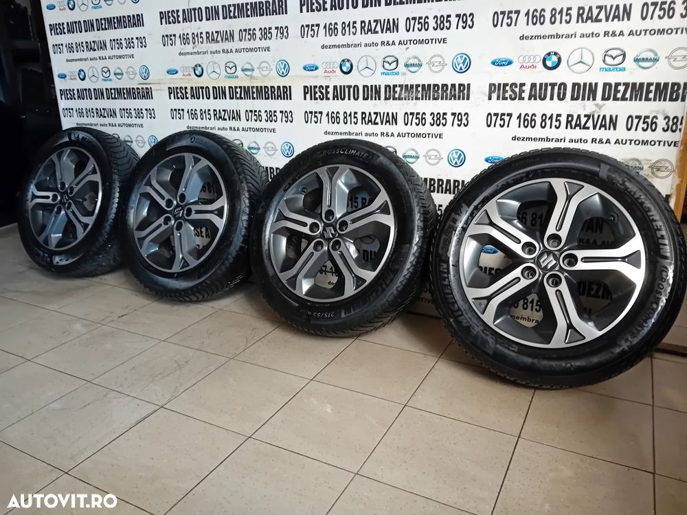 Jante Suzuki Vitara 215/55R17 Anvelope Michelin Dot 3621 5x114.3 Model 2015-2020 Originale Mazda - 4