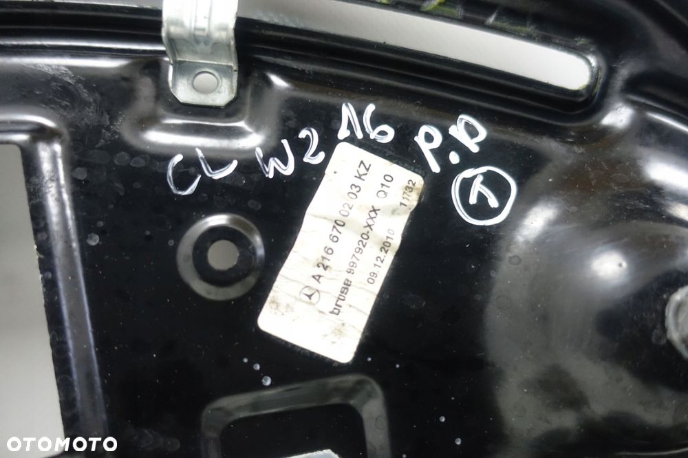 Mercedes C216 W216 PODNOŚNIK SZYBY prawy przód - 2