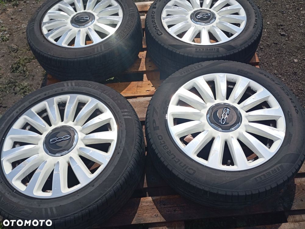 fiat 500 l felgi aluminiowe opony 6,5x16 et39 735522849 - 2