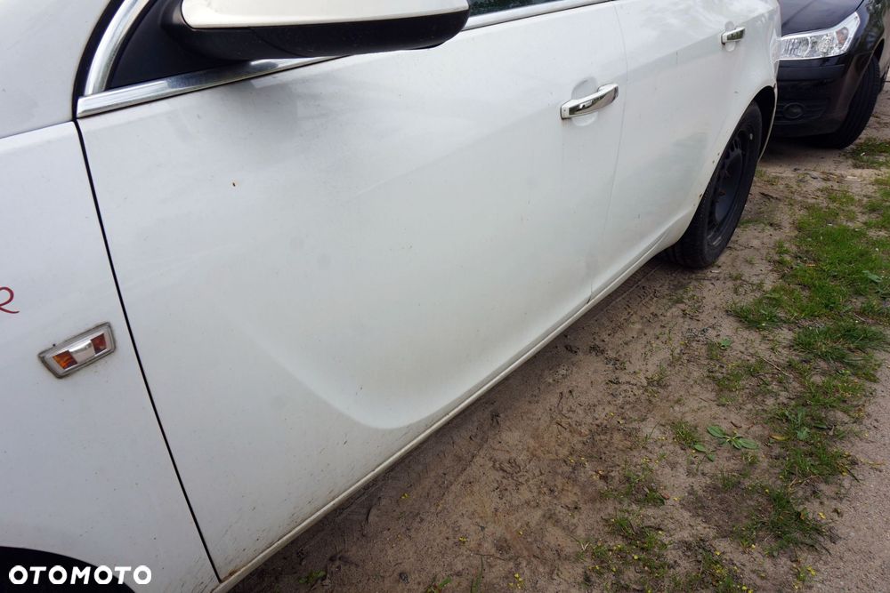 DRZWI PRZEDNIE LEWE INSIGNIA A I KOMBI Z40R  BIAŁY OPEL 2008-2013 - 2