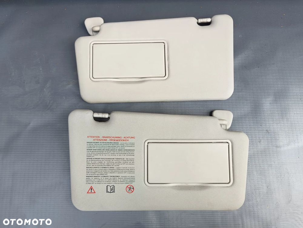 SŁONECZNIK DASZEK PRAWY lewy OSŁONA PRZECIWSŁONECZNA RENAULT KOLEOS I - 1